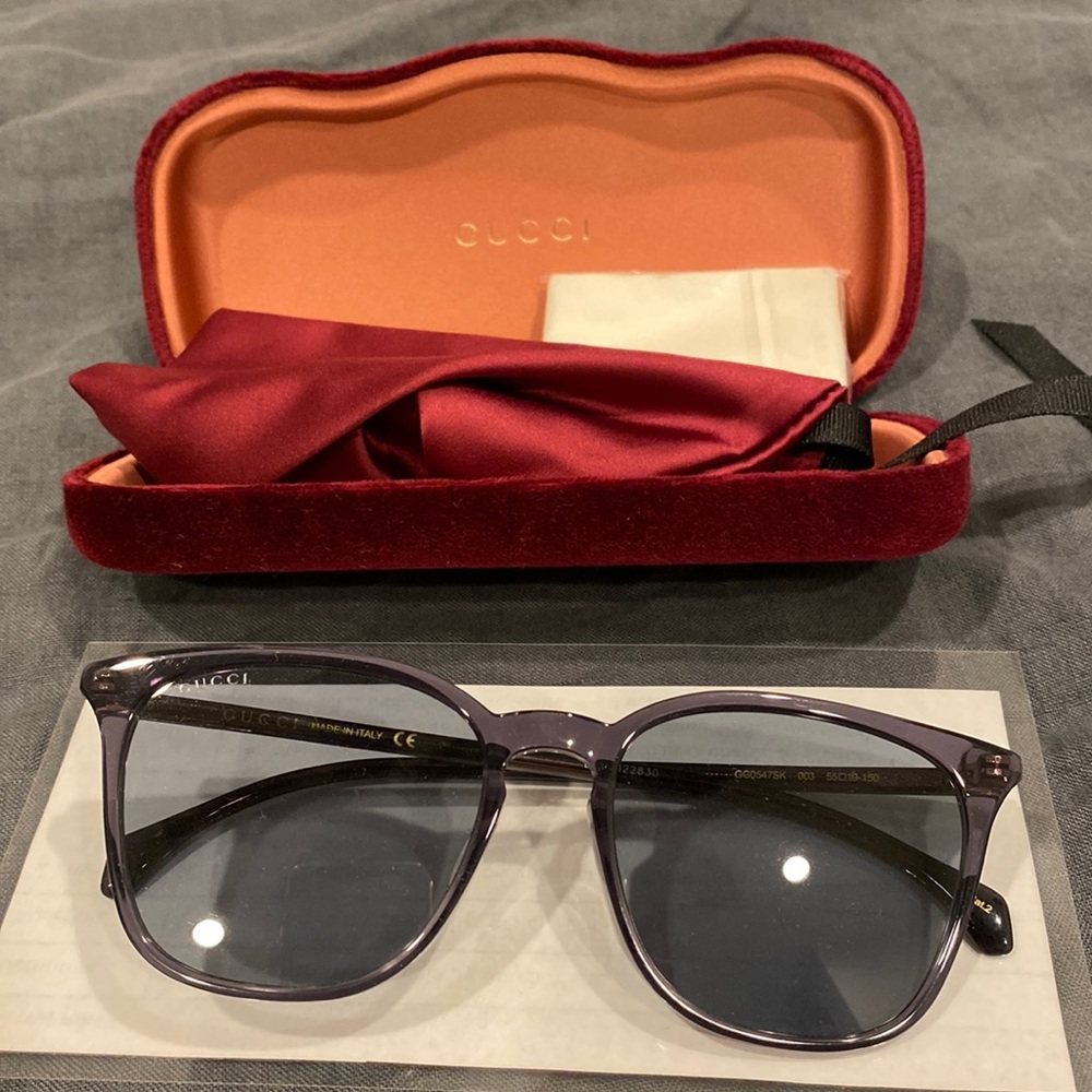 NEW Gucci GG0547SK Sunglasses (grey/blue)